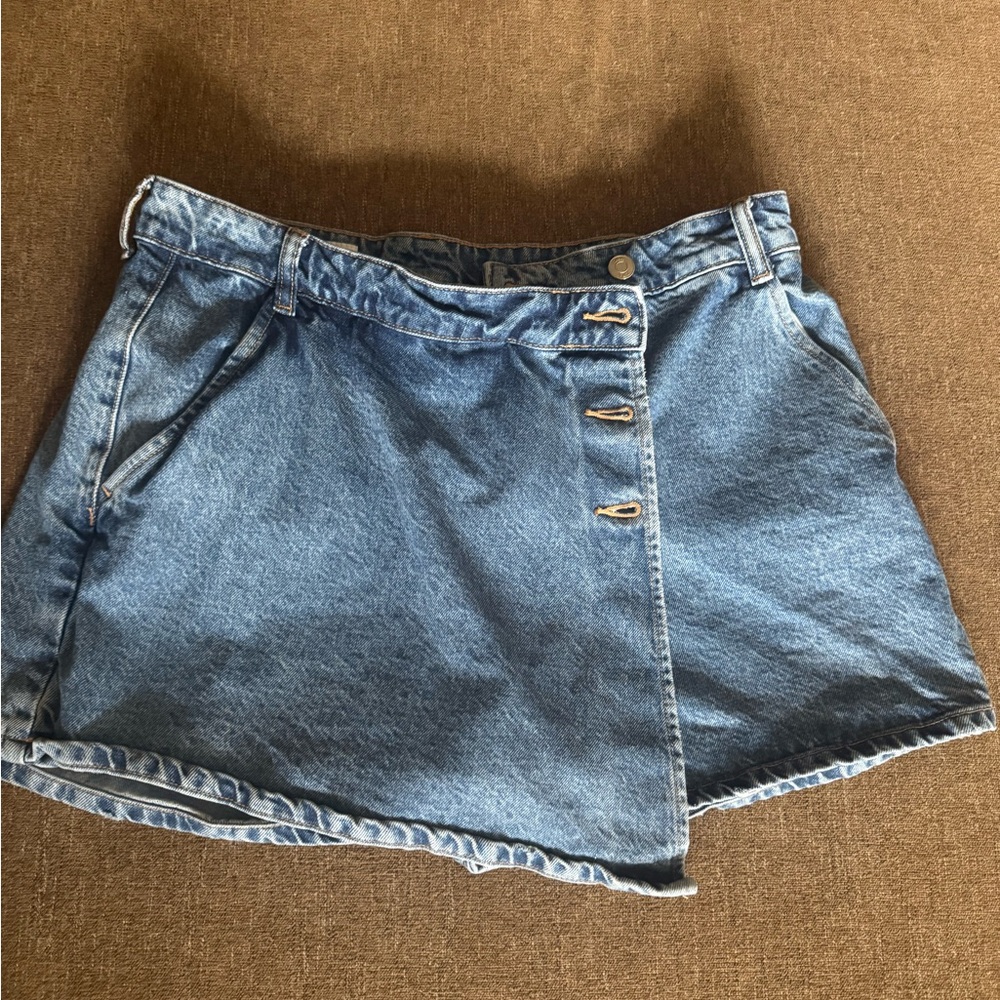 Zara Blue Denim Skirt